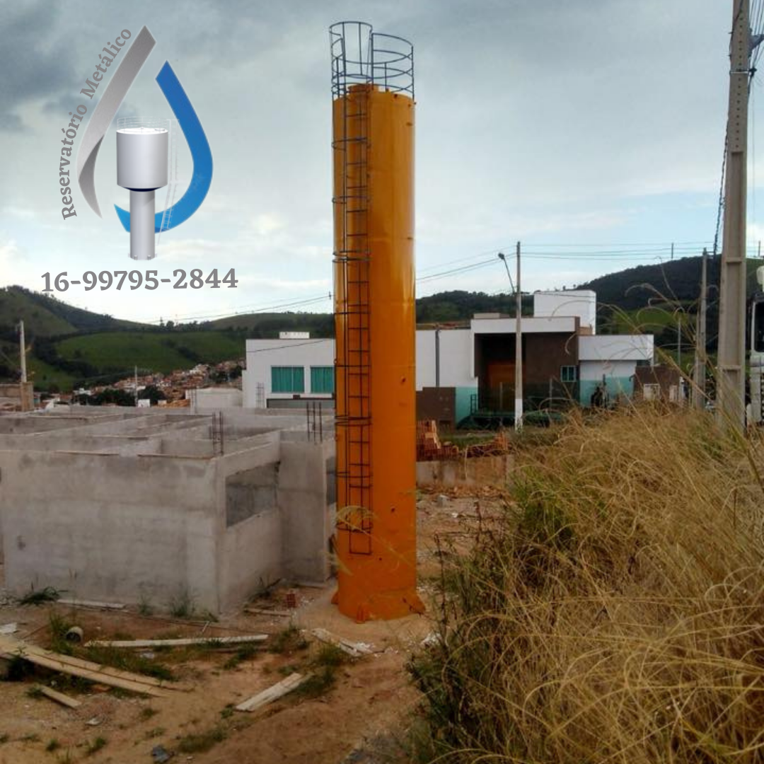 reservatório metálico